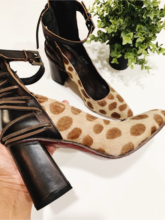 Freebird by Steven Shoes - Freebird by Steven | Jillian | Leopard Print Block Heel Pump | NWT | Size 11